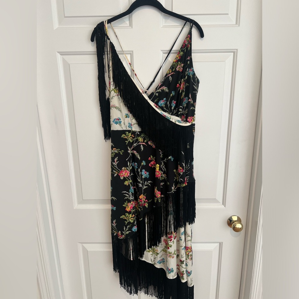 Asos Asymmetrical Floral Dress